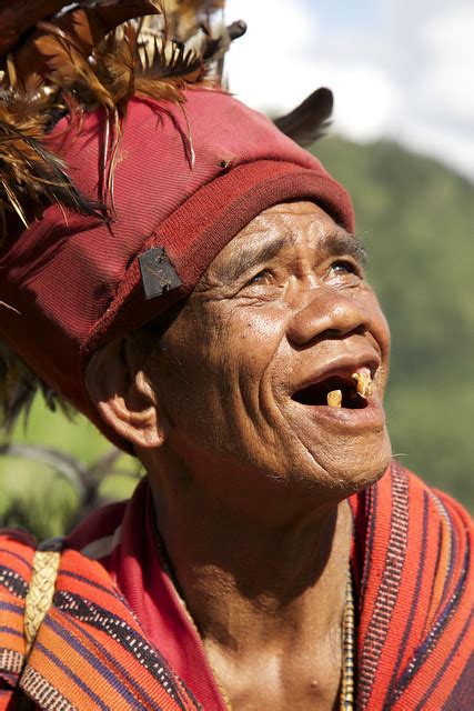 Philippines Banaue Ifugao Old Man In Traditional Dress 9796 Flickr
