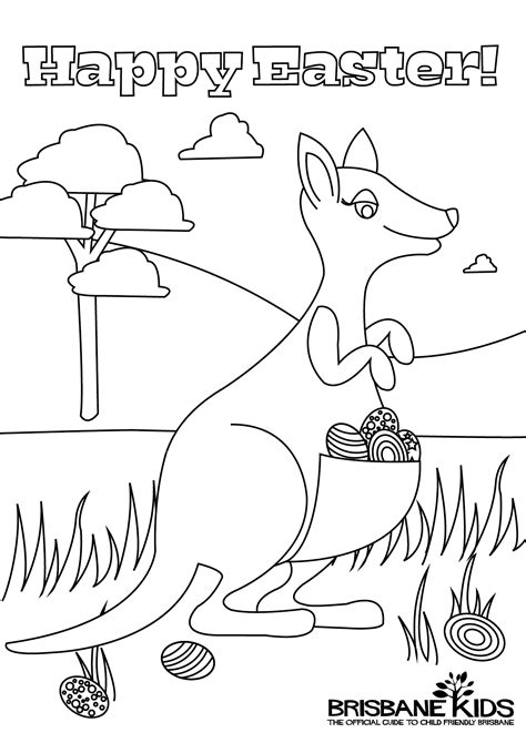 easter colouring pages brisbane kids