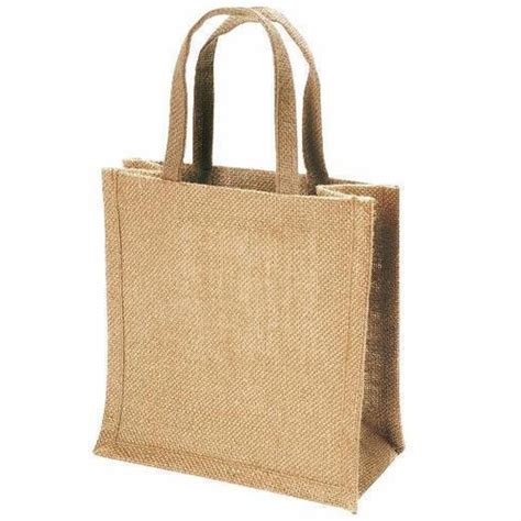 webbed handle open kg plain jute carry bag sizedimension