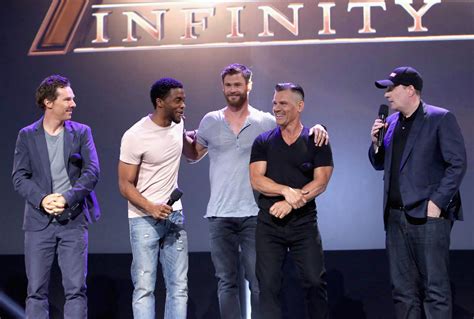 The Cast Of Avengers Infinity War Reunites At D23