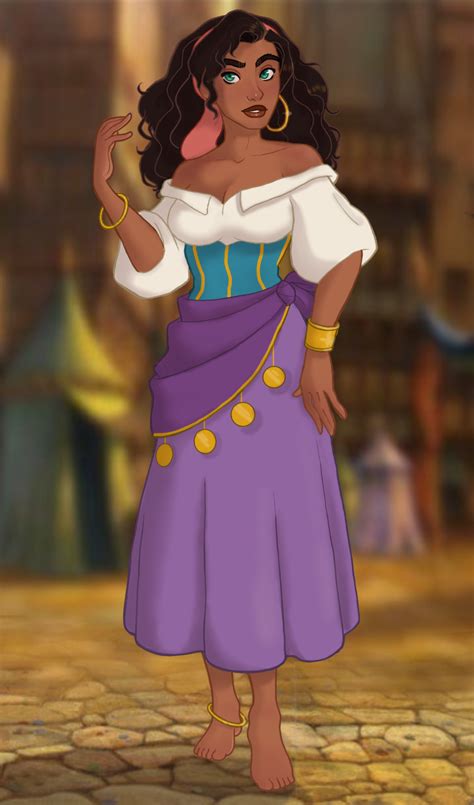 drew  favorite disney heroine esmeralda   favotite disney   hunchback