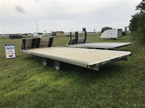 trophy trailers alv      place open alum snowmobile  motorcycle trailer