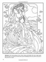 Aphrodite Greek Coloriage Mythology Goddesses Marty Noble Mythologie Dessin Getdrawings Afrodita Colorier Mandala Dover Pagan Syrene Sirene Designlooter sketch template