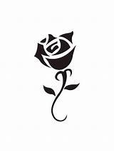 Rose Stencils Printable Mycoloring Pages Print sketch template