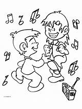 Dance Coloring Pages Coloringpages1001 Kids sketch template