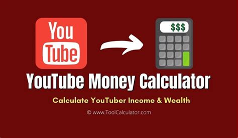 youtube money calculator find youtuber income