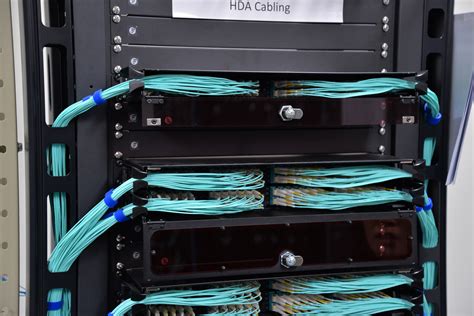 connect fiber optic cable  patch panel