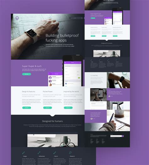 tork   psd website template freebies fribly