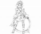 Tira Soulcalibur Ability Coloring Pages sketch template