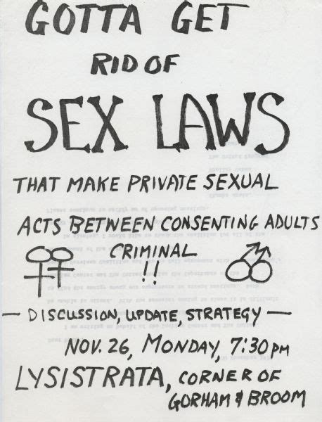 Gotta Get Rid Of Sex Laws Manuscript Wisconsin Historical Society