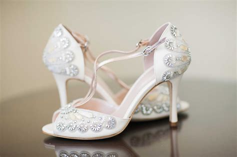 beaded bridal shoes