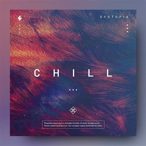 Chill Music Album Cover Artwork Template Pixelsao