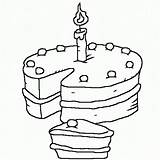 Cake Birthday Coloring Pages Candle Coloring4free 1ad4 Printable Happy Kids Color Toddler Girls sketch template