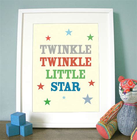 twinkle twinkle art print by modo creative