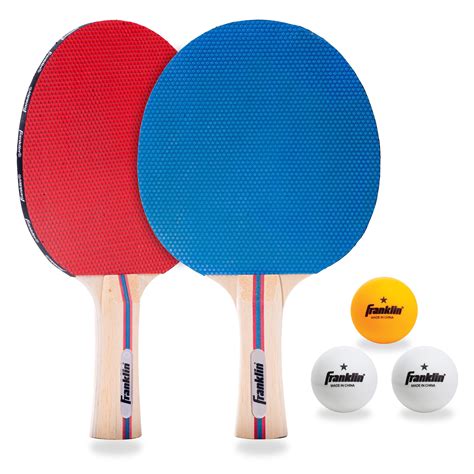 franklin sports table tennis paddle set  balls  player paddle kit  table tennis balls