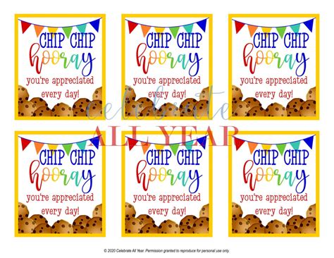 chip chip hooray  printable  printable hq