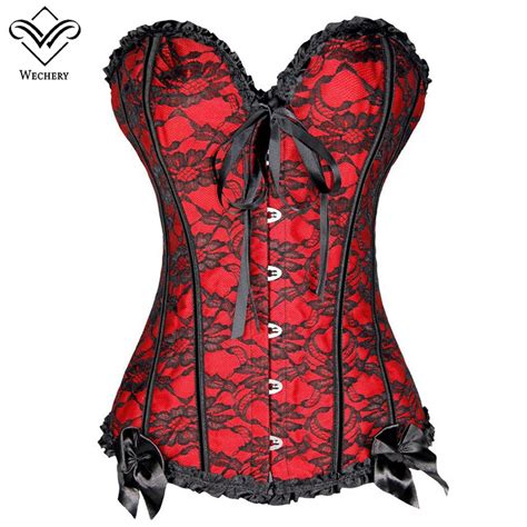 wechery bustierampcorset sexy gothic steampunk corset lace up corsage