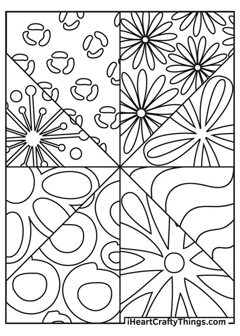 abstract coloring pages updated
