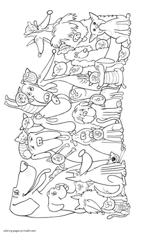 cats  dogs coloring pages dog coloring book owl coloring pages