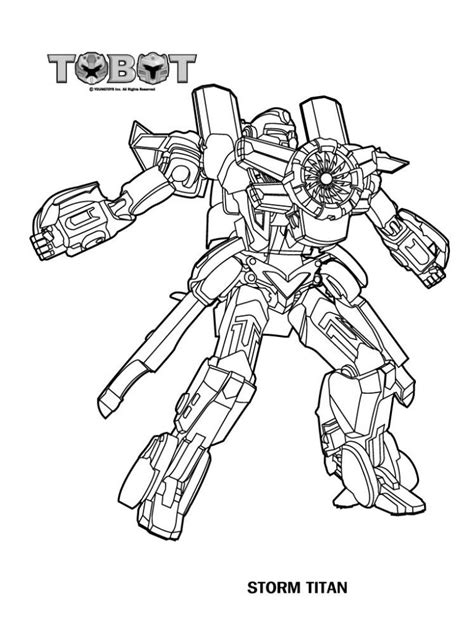 tobot coloring page   mycoloring pagescom coloring