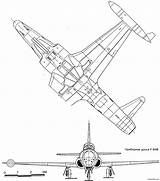Lockheed Starfire Blueprintbox sketch template