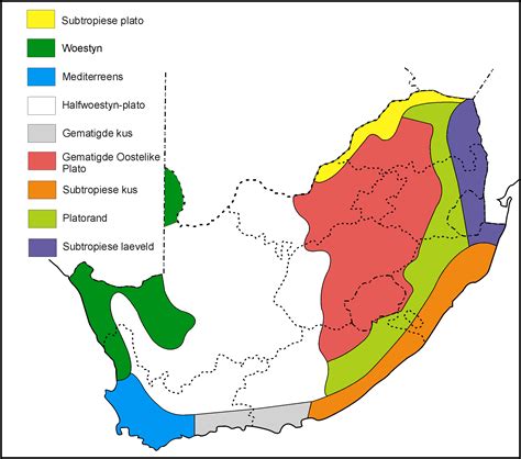 suid afrika map