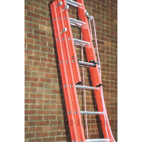 clow aluglas glassfibre rope operated trade extension ladder
