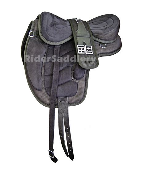 rider saddlery high quality synthetic english treeless horse saddle  girth ebay