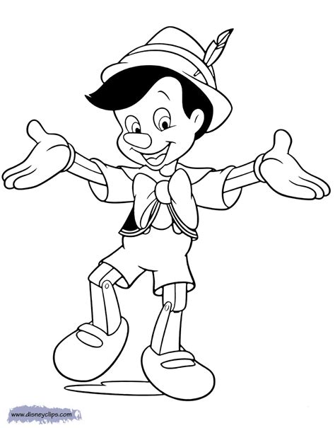 printable pinocchio coloring pages disneyclipscom