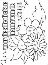 Moederdag Kleurplaat Kleurplaten Liefste Allerliefste Bloemen Bellinga Vaderdag Babysit Knutselen Zondagschool Lesidee Bezoeken Bord sketch template