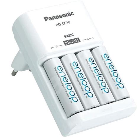 Panasonic Basic Charger Eneloop Aa 1900mah 4ks Nabíječka Baterií Free