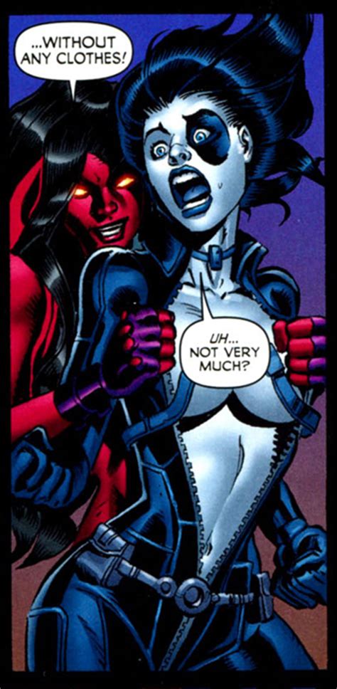 She Rulk Molests Domino Marvel Lesbians Luscious
