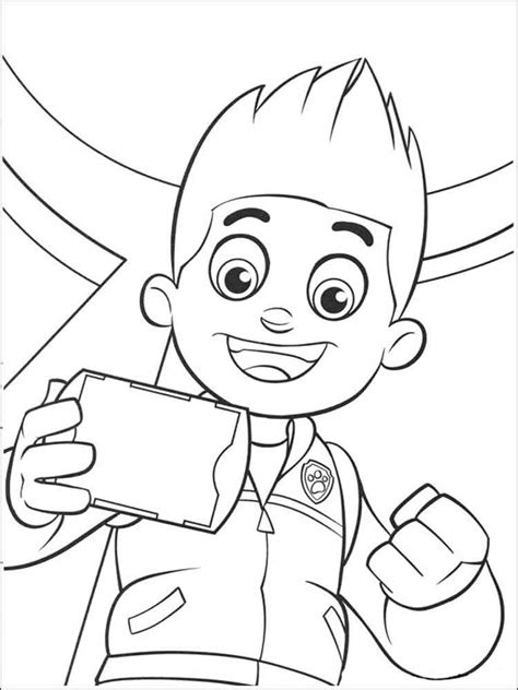 ryder paw patrol coloring pages