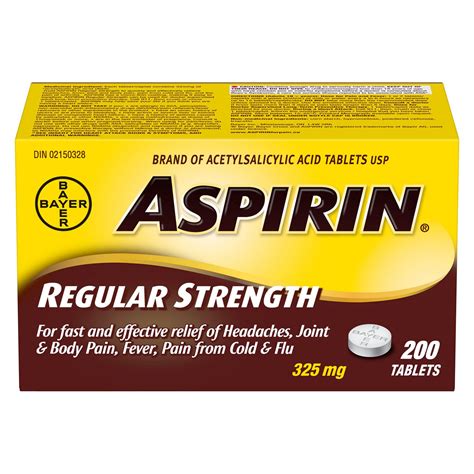 aspirin regular strength mg walmart canada