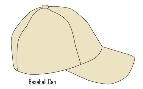 Baseball Cap Template Vector Free 123freevectors