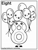 Balloons Eighty sketch template