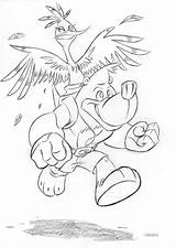 Banjo Kazooie Pages Colouring sketch template