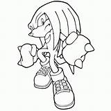 Sonic Coloriage Knuckles Coloring Imprimer Boom Echidna Pages Dessin Colorier Clipart Print Library Dessins sketch template