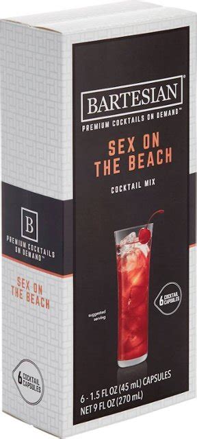 Bartesian Sex On The Beach Cocktail Mix Capsule For