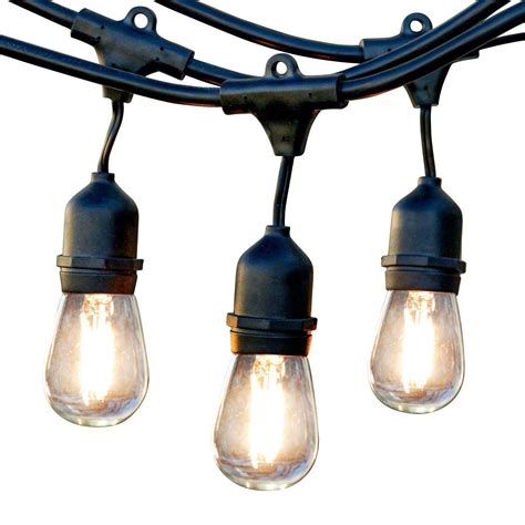 newhouse lighting  foot outdoor string lights led bulbs included