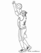 Basketball Passing Player Ball Coloring Pages Color Action Hellokids Print Throw Kids Drawing Printable sketch template