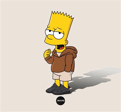 Bart Simpson Yeezy Wallpapers Top Free Bart Simpson Yeezy Backgrounds