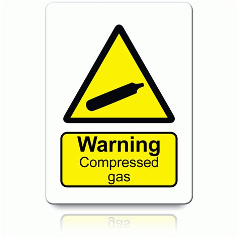 buy warning compressed gas labels danger warning stickers