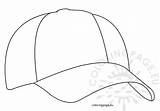 Cap Coloring Baseball Designlooter 575px 07kb Drawings Coloringpage sketch template