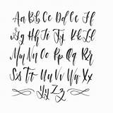 Calligraphy Alphabet Modern Fonts Lettering Hand Letter Transparent Letters Caligraphy English Write Font Cursiva Alphabets Writing Abc Handwriting Capital Brush sketch template