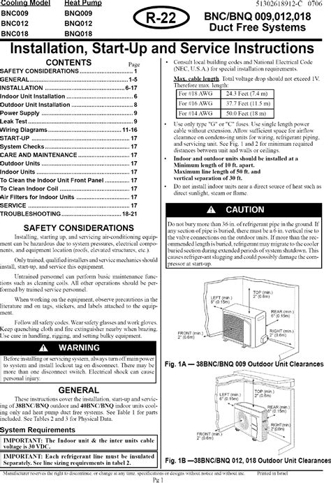 carrier air conditionerheat pumpoutside unit manual