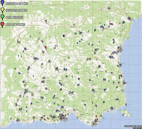 dayz map  key locations  dayz hot sex picture