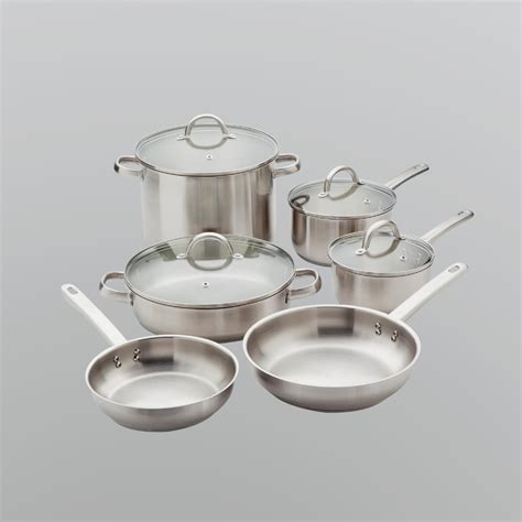 gordon ramsay everyday stainless steel cookware set  pcs