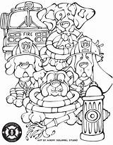Coloring Pages Mutt Stuff Getcolorings Rescue Dogs Fire Barbara sketch template