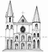 Cathedrals Igreja Desenho Howstuffworks Landmarks Catedral Paintingvalley sketch template